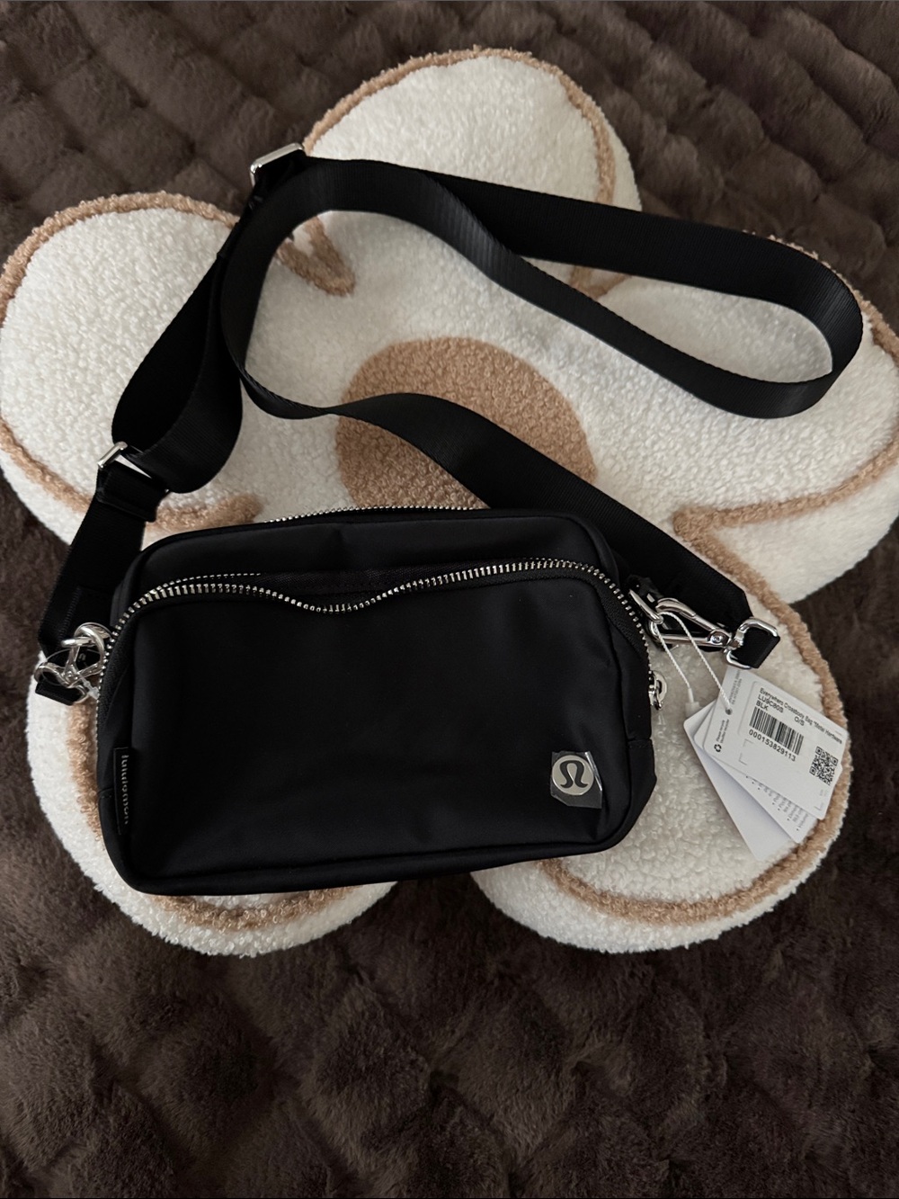 NWT Lululemon Black Crossbody Bag